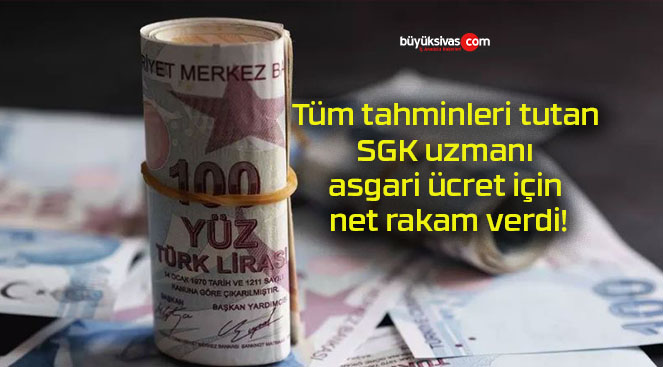 Tüm tahminleri tutan SGK uzmanı asgari ücret için net rakam verdi Büyük