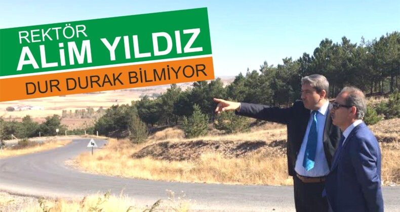 Rektör Yıldız, İncelemelerde Bulundu