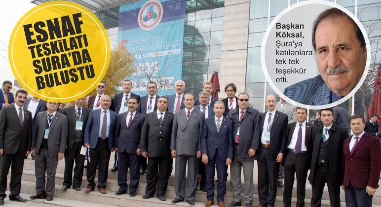 Esnaf Teşkilatı Şura’da Buluştu