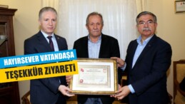 Hayırsever Vatandaşa Teşekkür Ziyareti