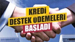 Kredi Destek Ödemeleri Başladı