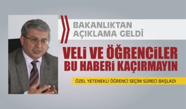 BİLSEM Özel Yetenekli Öğrenci Seçimi Başladı