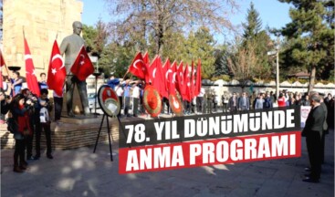 78. Yıl Dönümünde Anma Programı