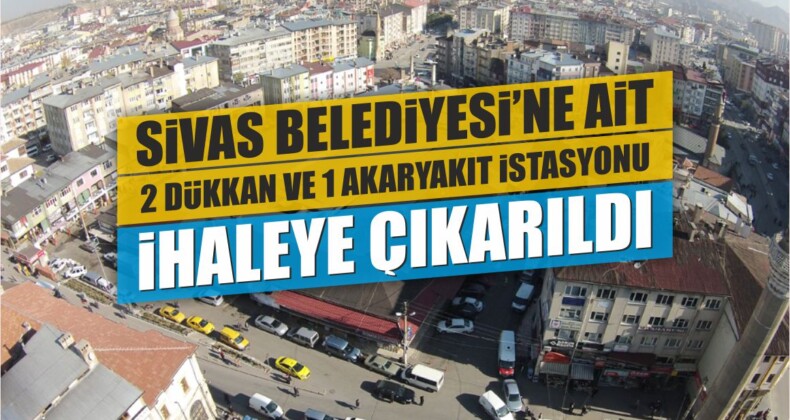 Belediye’den 5 yıllığına Kiralık Dükkan ve Akaryakıt İstasyonu