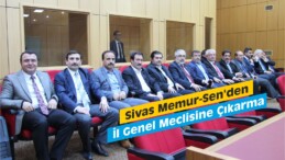 Memur-Sen’den İl Genel Meclisine Çıkarma