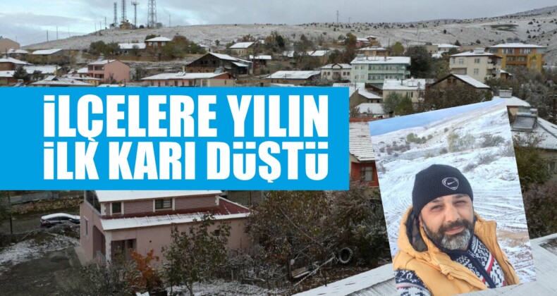 İlçelere Yılın İlk Karı Düştü