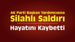 AK Parti Başkan Yardımcısına Silahlı Saldırı