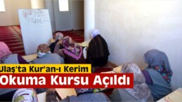 Ulaş İlçesinde Kur’an-ı Kerim Okuma Kursu