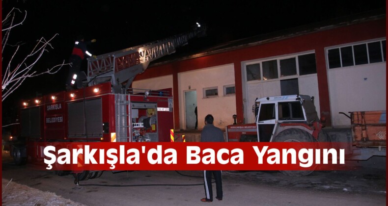 Şarkışla’da Baca Yangını