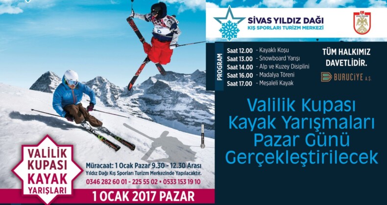 Yıldız Dağı’nda Valilik Kupası Kayak Yarışmaları Yapılacak