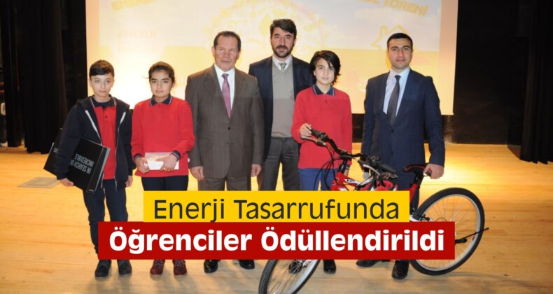 Enerji Tasarrufunda Öğrenciler Ödüllendirildi