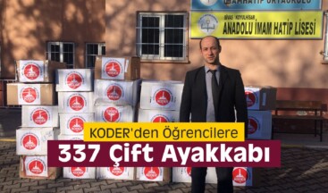 KODER’den Öğrencilere 337 Çift Ayakkabı