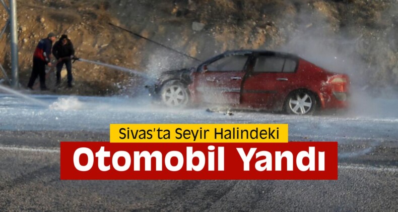 Seyir Halindeki Otomobil Yandı