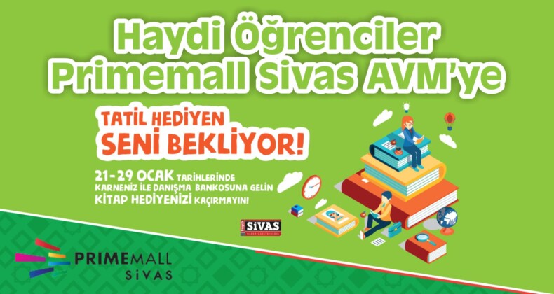 Primemall Sivas AVM’den Karne Getiren Öğrencilere Hediye