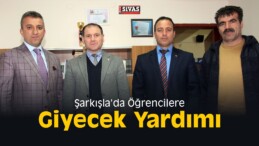 Şarkışla’da Öğrencilere Giyecek Yardımı