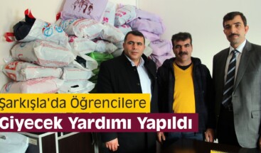 Şarkışla’da Öğrencilere Giyecek Yardımı Yapıldı