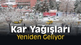 Kar Yağışları Yeniden Geliyor