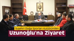 Suşehri Doğa Sporları Kulübünden Uzunoğlu’na Ziyaret