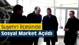 Suşehri İlçesinde Sosyal Market Açıldı