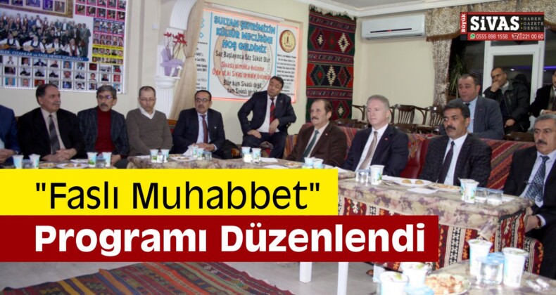 “Faslı Muhabbet” Programı Düzenlendi