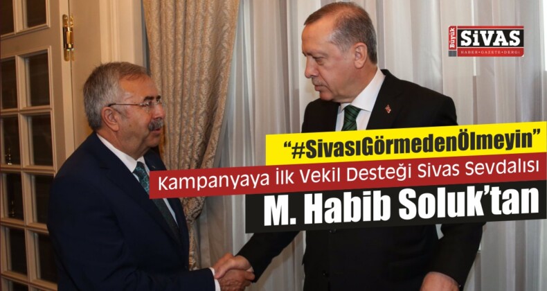 Mehmet Habib Soluk’ta #SivasıGörmedenÖlmeyin” Dedi