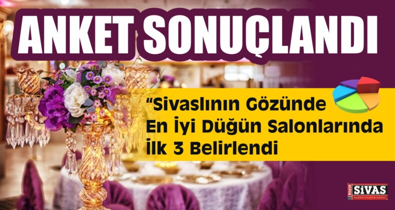 En İyi Düğün Salonu Anketi Sonuçlandı