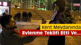 Sivas Kent Meydanında Evlenme Teklifi