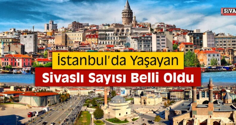 İstanbul’da Yaşayan Sivaslı Sayısı Açıklandı