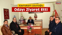 Kaymakam Uzunoğlu Odayı Ziyaret Etti