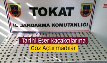 Tokat-Sivas Karayolunda Tarihi Eser Operasyonu