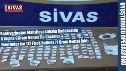 Sivas’ta Uyuşturucu Operasyonu – 3 Şüpheli Gözaltında