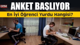 “En İyi Öğrenci Yurdu Hangisi?” Anketi Başlıyor