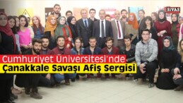 CÜ’de Afiş Sergisi Açıldı