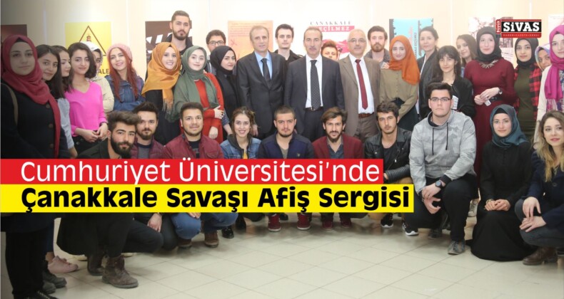 CÜ’de Afiş Sergisi Açıldı