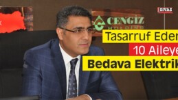 En Fazla Tasarruf Eden 10 Aileye ÇEDAŞ’tan Bedava Elektrik