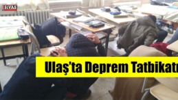 Ulaş’ta Deprem Tatbikatı Yapıldı