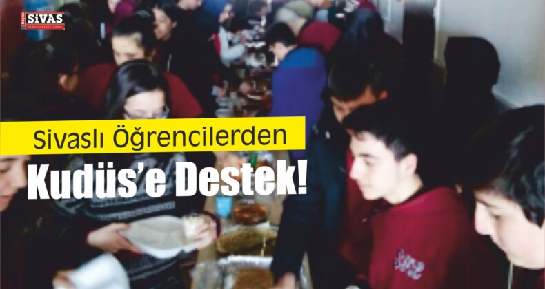 Öğrencilerden Kudüs’e Destek