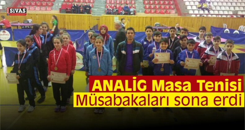 ANALİG Masa Tenisi Müsabakaları sona erdi