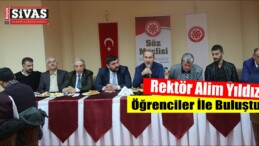 Rektör Alim Yıldız Öğrenciler İle Buluştu