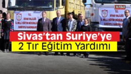 Sivas’tan Suriyelilere Eğitim Yardımı