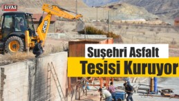 Suşehri Belediyesi Asfalt Tesisine Kavuşuyor