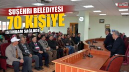 Başkan Yüksel, İstihdam Edilecek İşçilerle Bir Araya Geldi