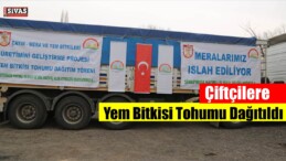 Çiftçilere Yem Bitkisi Tohumu Dağıtıldı