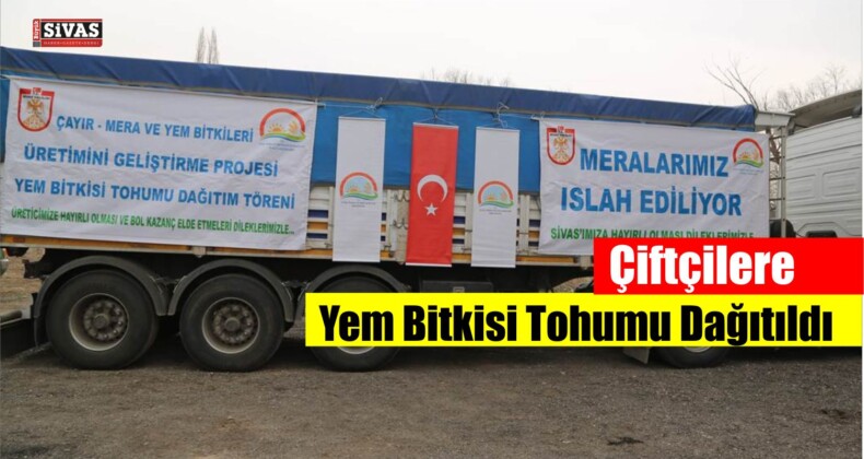 Çiftçilere Yem Bitkisi Tohumu Dağıtıldı