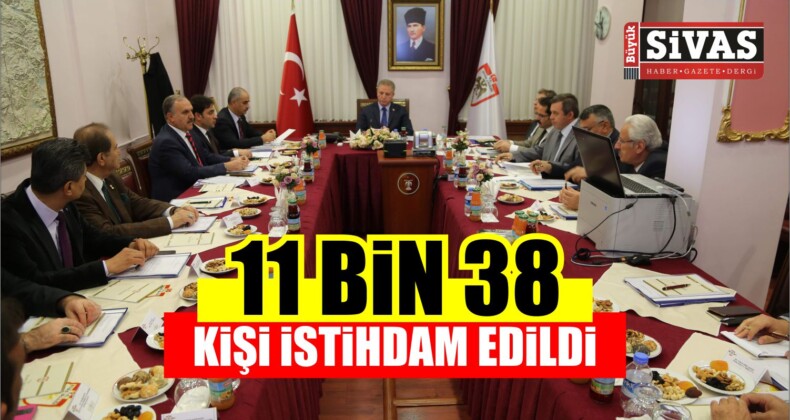 Onbir Bin Otuzsekiz Kişi İstihdam Edildi!