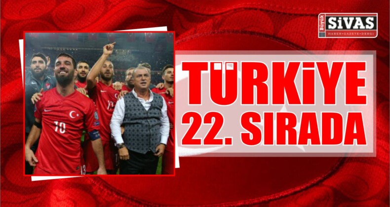 Türkiye 22. Sırada