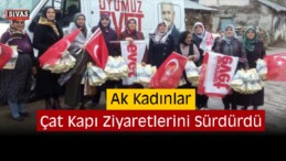 AK Parti Kadın Kolları Çalışmalarını Sürdürüyor