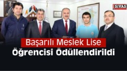 Başarılı Meslek Lise Öğrencisi Ödüllendirildi