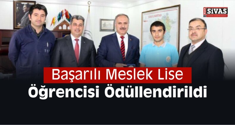 Başarılı Meslek Lise Öğrencisi Ödüllendirildi