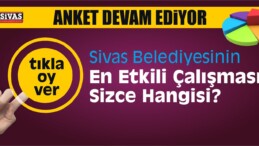 Sivas Belediyesi Anketi Devam Ediyor! Sona Ermeden Oy Ver